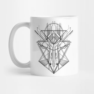 modern geometric Mug